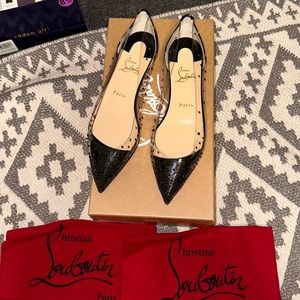 Degrastrass Christian Louboutin PVC flat/patent